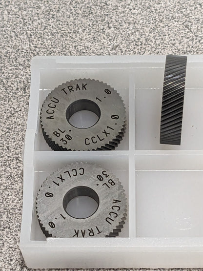 Standard Knurl Wheel: 0.846" Dia, 90 ° Tooth Angle, 25 TPI Qty 3 CCLX1.0