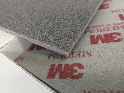 3M Sanding Sponge 20 pads: 4-1/2" Wide, 5-1/2" Long Medium Grade 7000000590