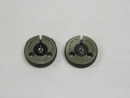 SPI Threaded Ring Gage: #5-40 Thread, Class 2A, Go &amp; No Go 23-131-6