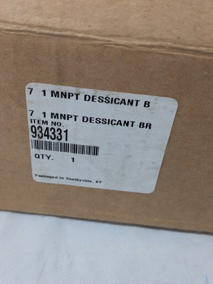 Parker 3-7/8" Desiccant Breathers: Thread Standard: MNPT 934331