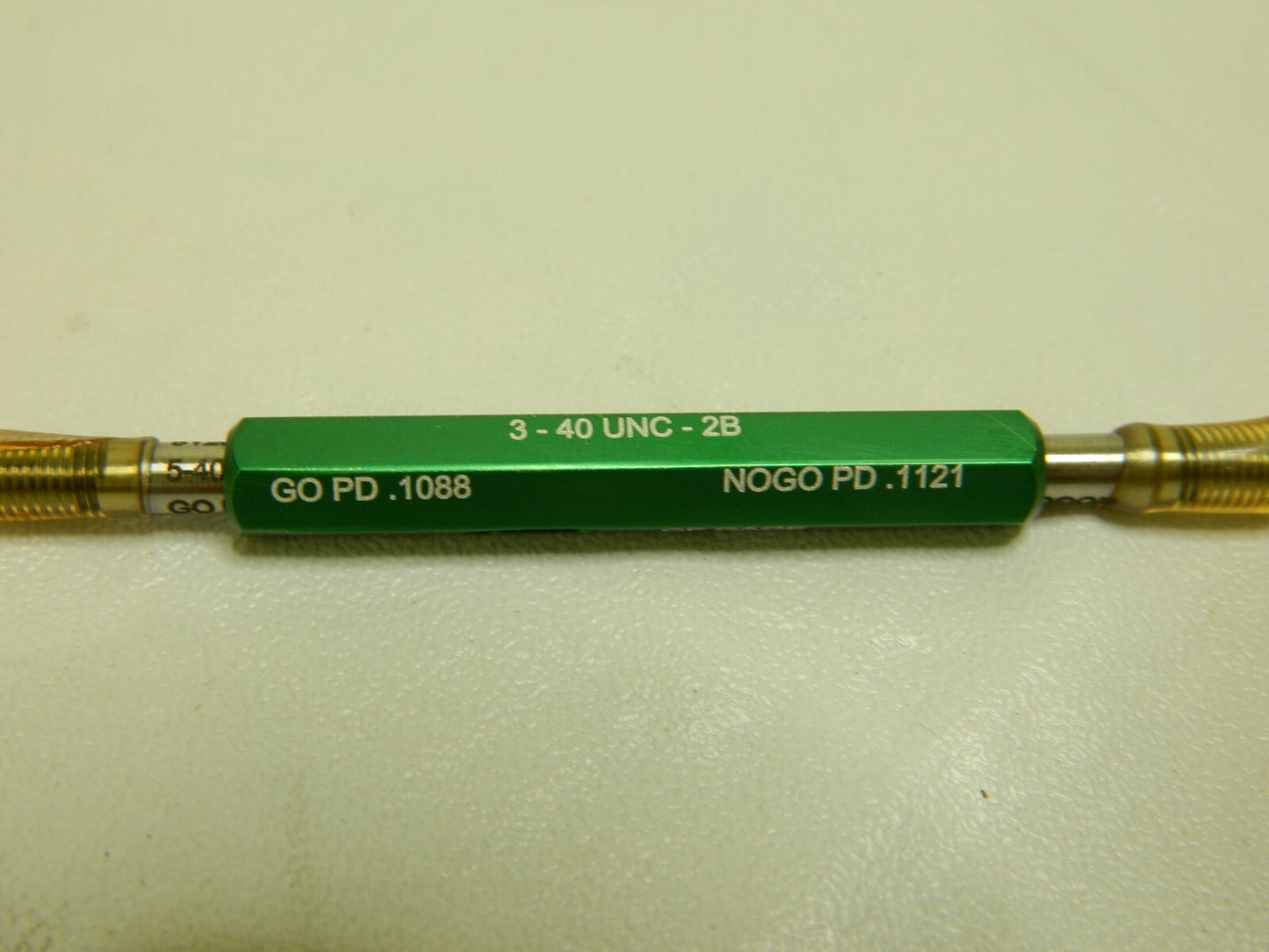 GF GAGE Plug Thread Gage: #3-40 Thread, 2B Class Go & No Go 55309751
