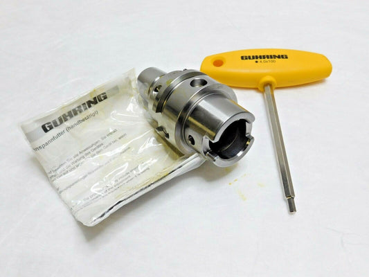 Guhring Hydraulic Chuck HSK50A Through Coolant 6mm Hole Diam 4299 6.050