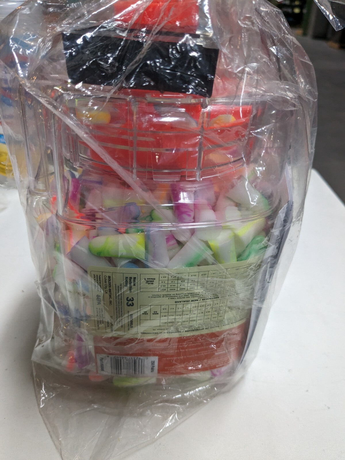Moldex Earplug Dispenser approx 250 pairs One Touch damaged 6644