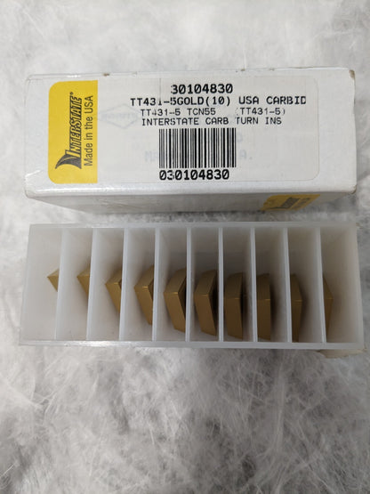 Turning Insert: TT-431 TCN55, Solid Carbide 10 pack TT-431-5COATED