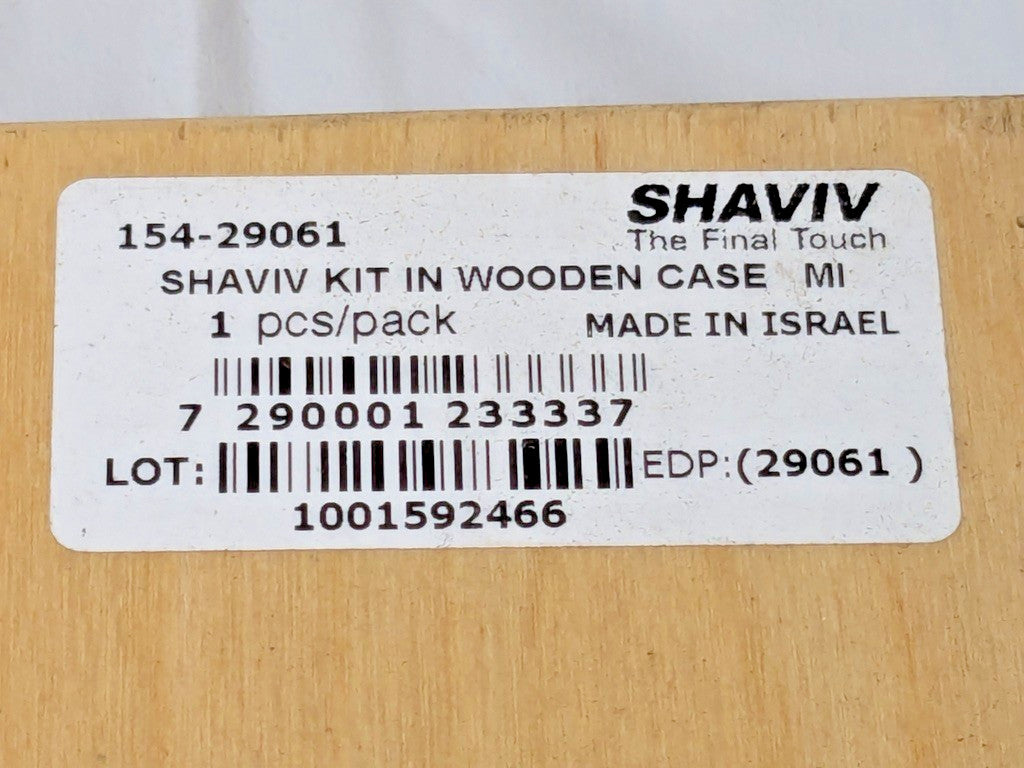 SHAVIV VARGUS 21 Piece Deburring Kit w/Wooden Case 154-29061