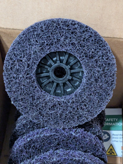 3M Deburring Disc: 4-1/2" Dia, Extra Coarse, Silicon Carbide Qty 10 7100175252