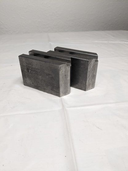 Abbott Soft Lathe Chuck Jaw: Serrated 1-1/4 OAW, 2 OAH, 3 OAL Qty 2 KTT6S1