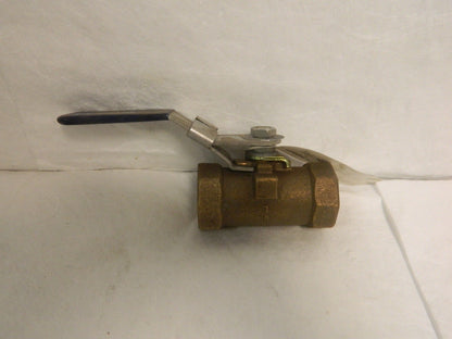 NIBCO 1" Pipe Reduced Port Bronze Standard Ball Valve NL9403A