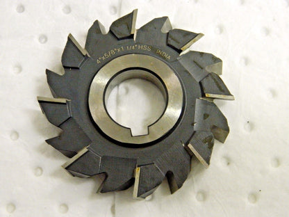 Interstate Side Milling Cutter  4" Diam x 5/8" Width of Cut 18T 03034402