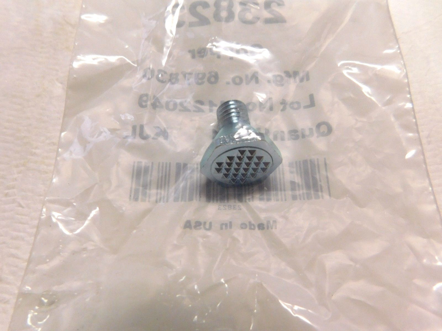 Jergens Carbide-Tipped Hex Head Gripper 3/4" Dia 3/8"-16 Thread Grade Fine 23823