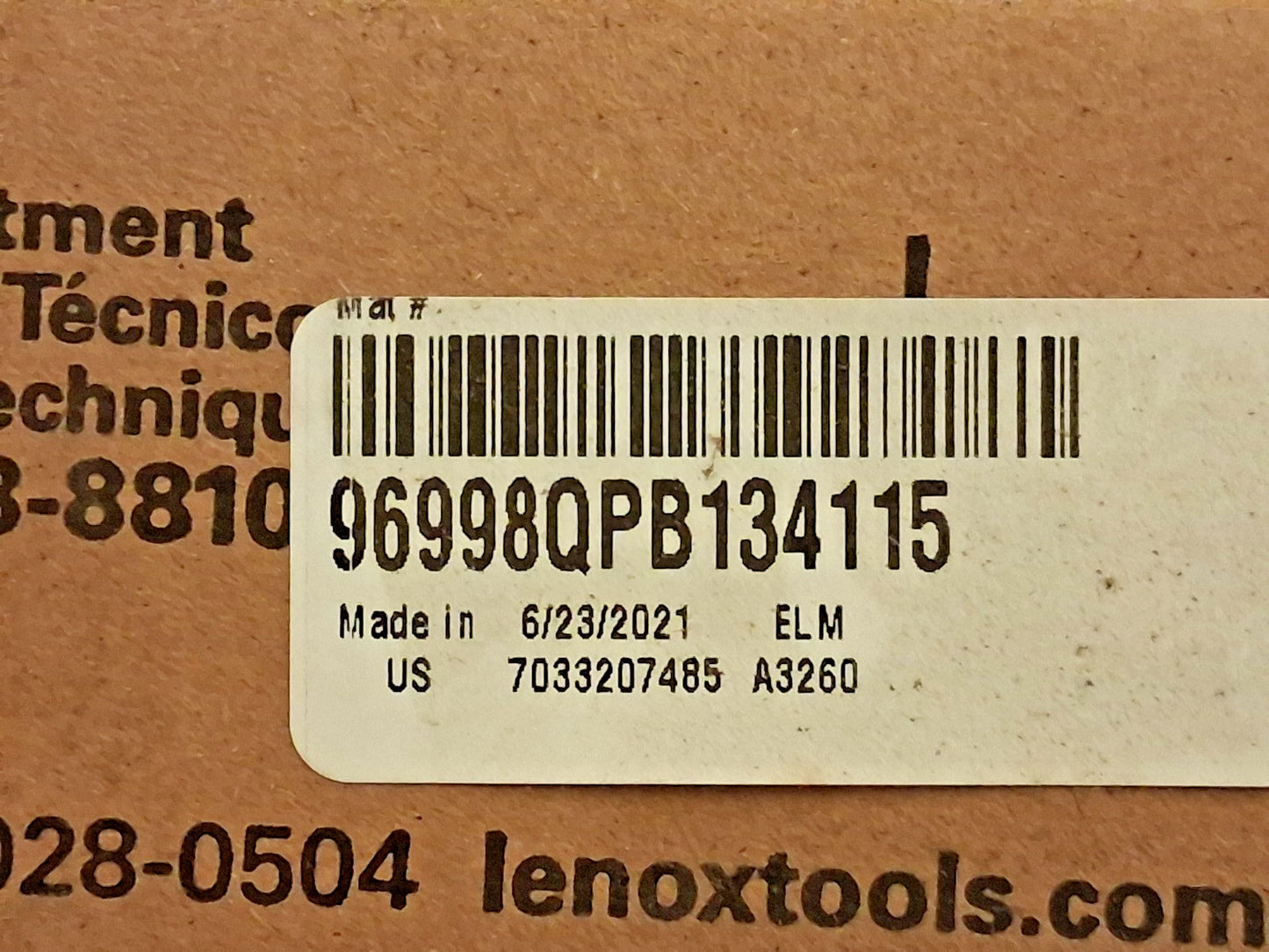 Lenox Welded Bandsaw Blade 13ft 6" L x 1-1/4" W x 2-3 TPI 96998QPB1341