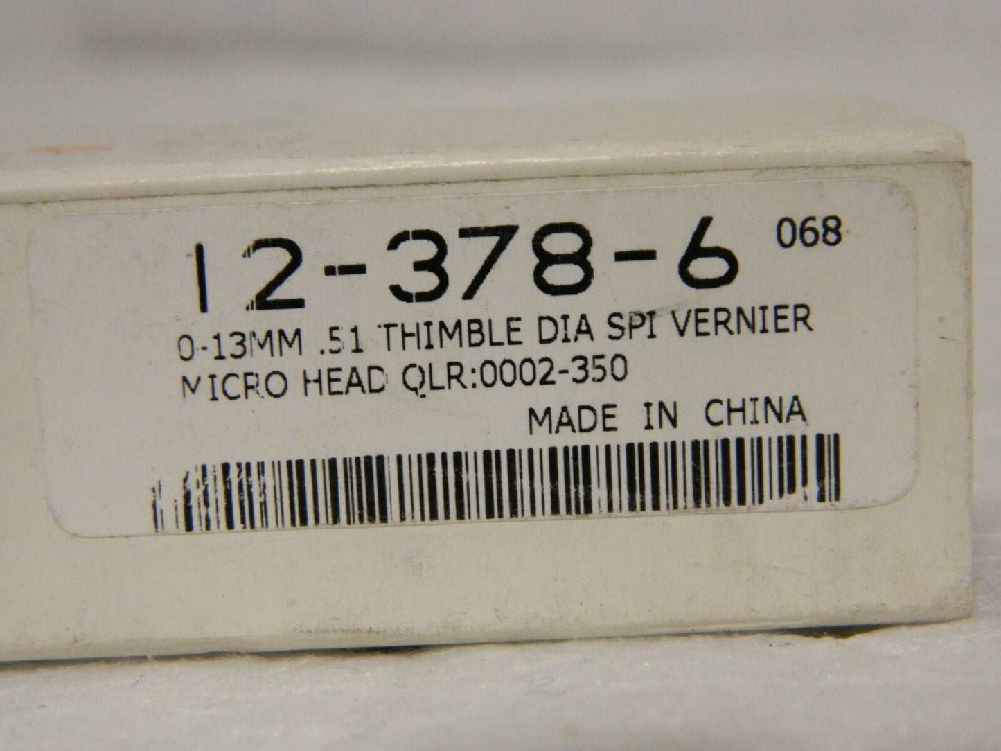SPI 0-13mm  0.01mm  0002-050 Vernier Micrometer Heads Qty 3 12-378-6