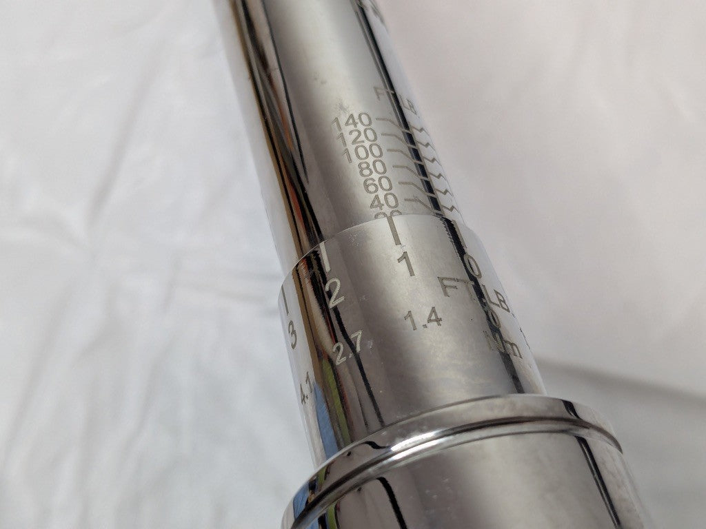 CDI Micrometer Torque Wrench 1/2" Drive 20.0 Ft Lb Min 150.0 Ft Lb Max 1503MFRMH