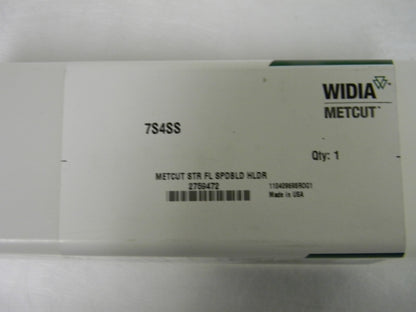 Widia Metcut Spade Blade Holder 1.88 Cutting Dia 2Fl 1.5 Shank Diameter 7S4SS