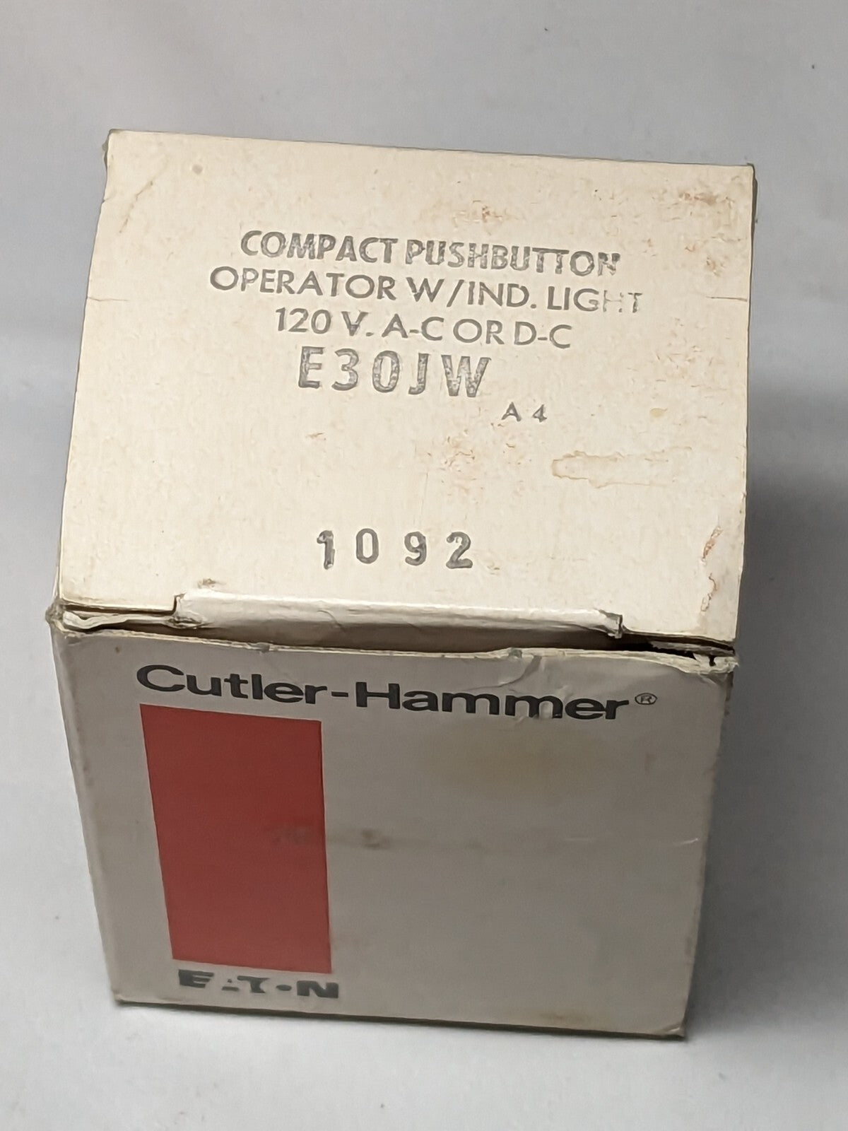 Cutler-Hammer Pushbutton SER. A4 120VAC/DC E30JW