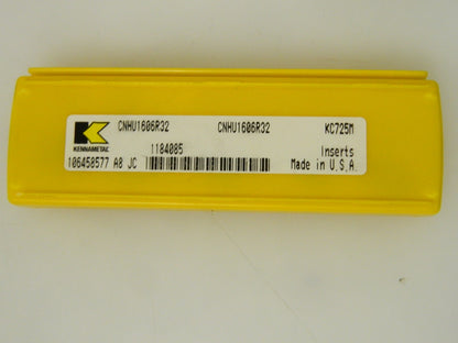 Kennametal Milling Inserts 5 Pack CNHU 1606R32 KC725M 1184085