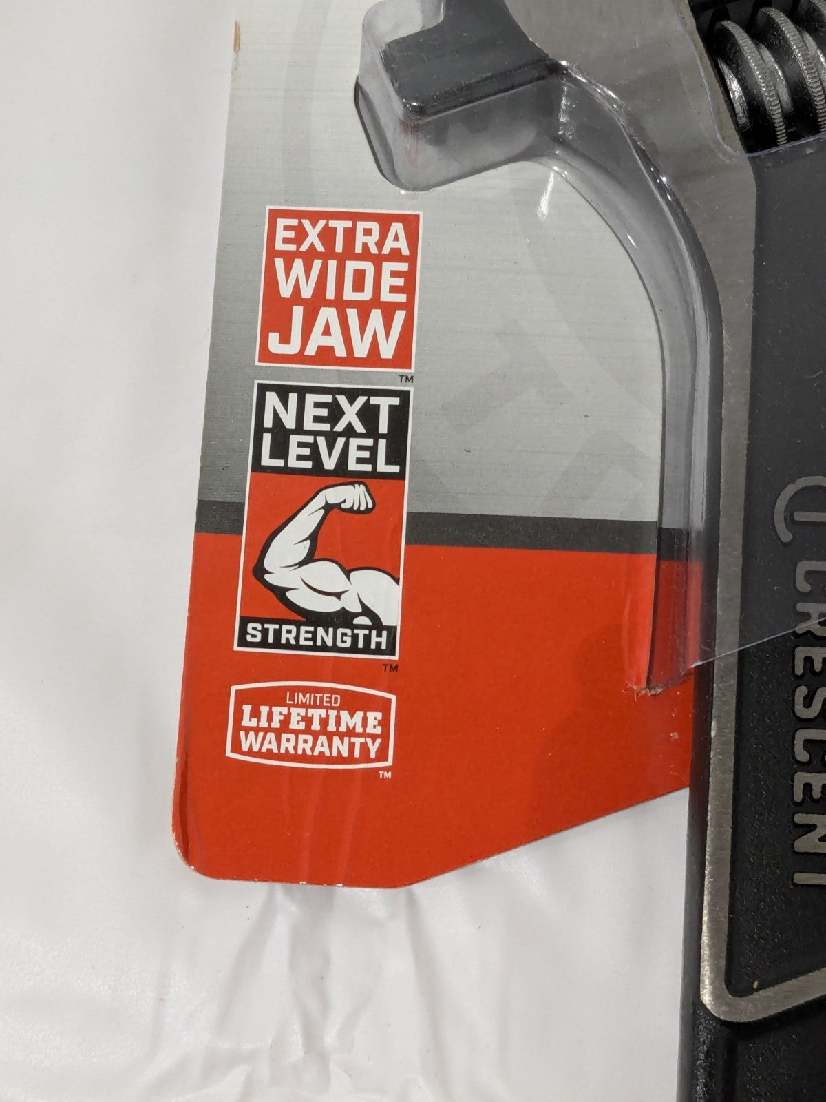 Crescent Adjustable Wrench: 12" OAL, 1-11/16" Jaw Capacity ATWJ212VS