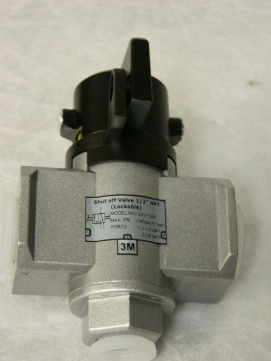 Jupiter pneumatic Aluminum FRL Safety Lockout Valve & Spacer Block Kit 42133074