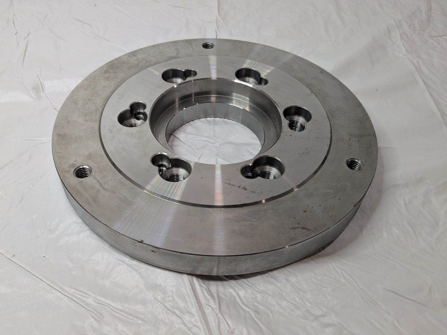 Buck Chuck Adapter Plate for 10" Dia Self Centering Lathe Chuck D1-6 A10-D6