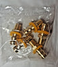QTY 5 Brass Barbed Push-On Hose Male Connectors 1/4" NPT 2750002630