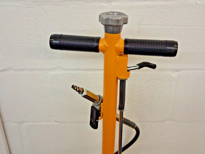 Omega Lift Equipment Dual Stage Air Actuated Truck Jack 35 Ton Capacity 23227