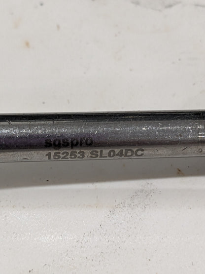 SGS Abrasive Bur: SL-4, 1/2" Cut Dia, Ball Nose Cone, Double Cut 15253