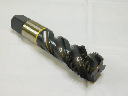 Spiral Flute Tap Yellow Ring HSSE-V3 1-3/8"-6 GH4 x 6" OAL 4FL 7116955