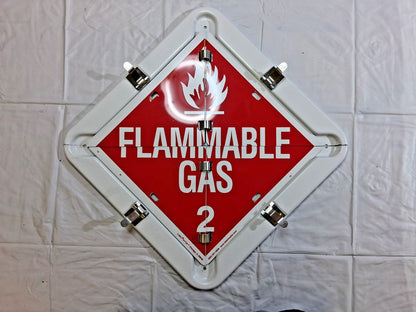 Labelmaster Aluminum Standard DOT Flip Placard 81-8W4CC