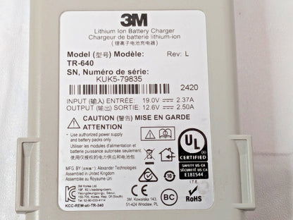 3M Versaflo Battery REPLACEMENT CRADLE ONLY  TR-640 for 3M W/O CORD 710003583