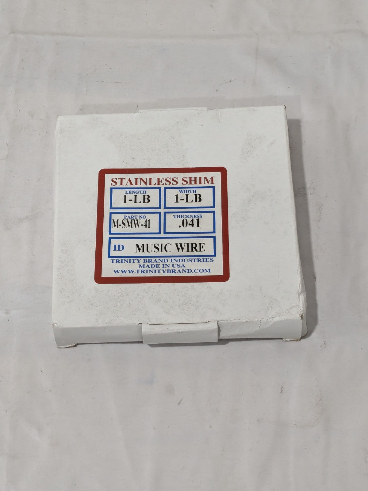 TBI Music Wire Coil: 302 & 304 Stainless Steel, 0.041" Dia, 223' Long M-SMW-41