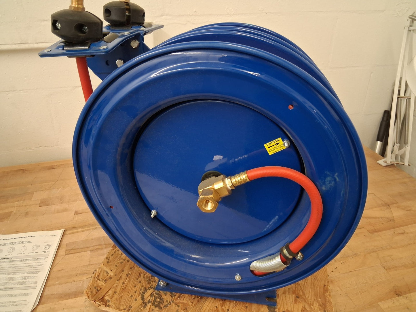 COXREELS Hose Reel With Hose 50ft Long 3/8" ID Hose C-LP-350-350