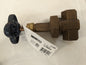 NIBCO Gate Valve: Rising Stem, 1/2" Pipe, Threaded, Bronze NL1Z006