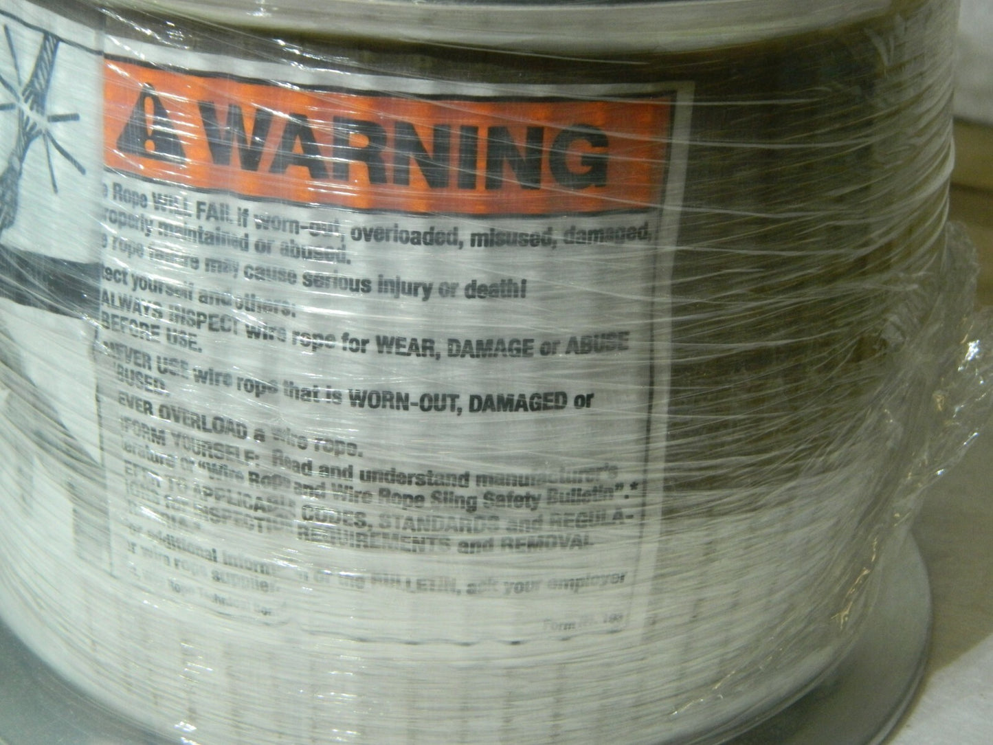 Lift-All Coated Aircraft Cable Wire 1/4" x 3/16" Diam x 200 Ft 3161420