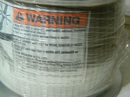 Lift-All Coated Aircraft Cable Wire 1/4" x 3/16" Diam x 200 Ft 3161420