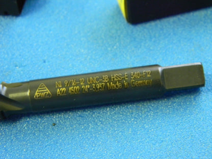 Prototyp Paradur Taps 9/16"-12 UNC-3B HSS-E Qty. 3 #A22 4502