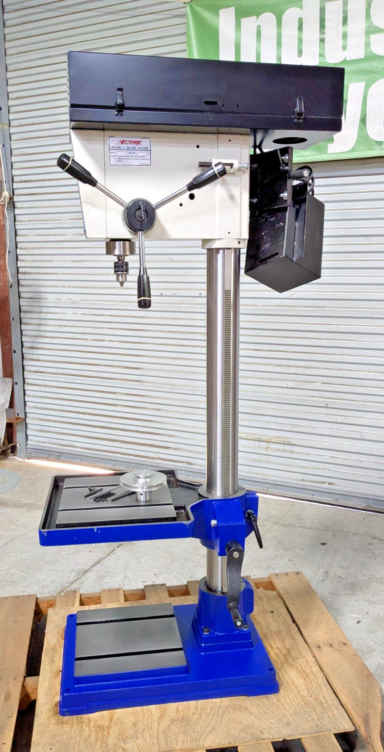 VECTRAX RF-19V Heavy Duty Drill Press  20" Swing  3MT  *Missing 1HP Motor*