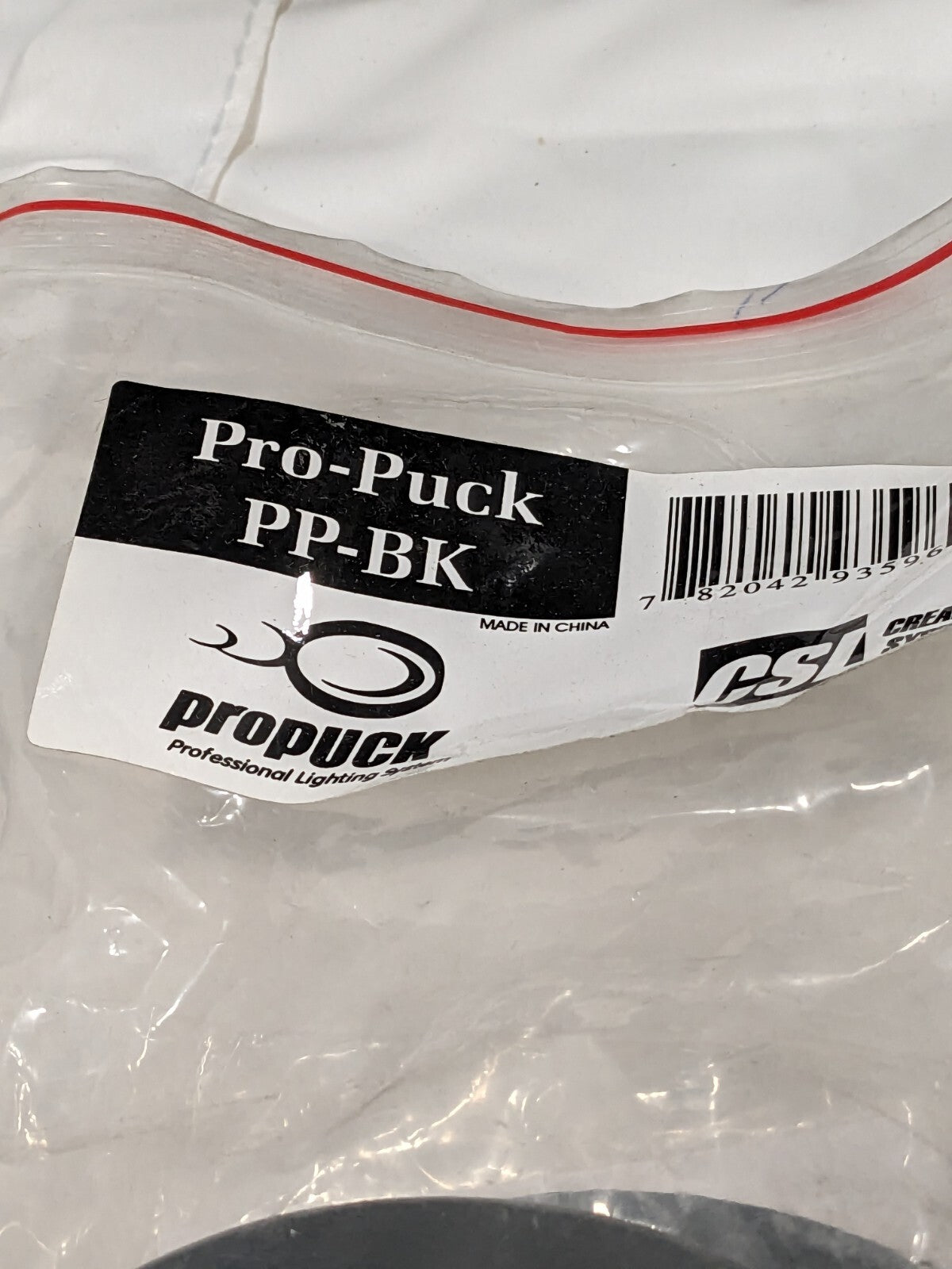 CSL Pro Puck LED Xenon Lamp Black 120V 60Hz 20W G8 Qty 2 PP-BK