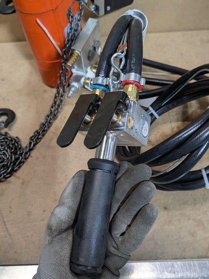CM ShopAir Air-Powered Chain Hoist 300 Lb. Cap 10 Ft. Lift 2180 Parts / Repair