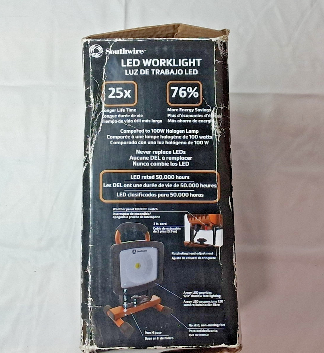 Southwire 22W LED Portable Work Light 1945 Lumens L1681SW