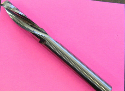 ACCUPRO Spiral Router Bit: 0.25" LOC, 1/4" Shank Dia, Downcut OCSFL250410