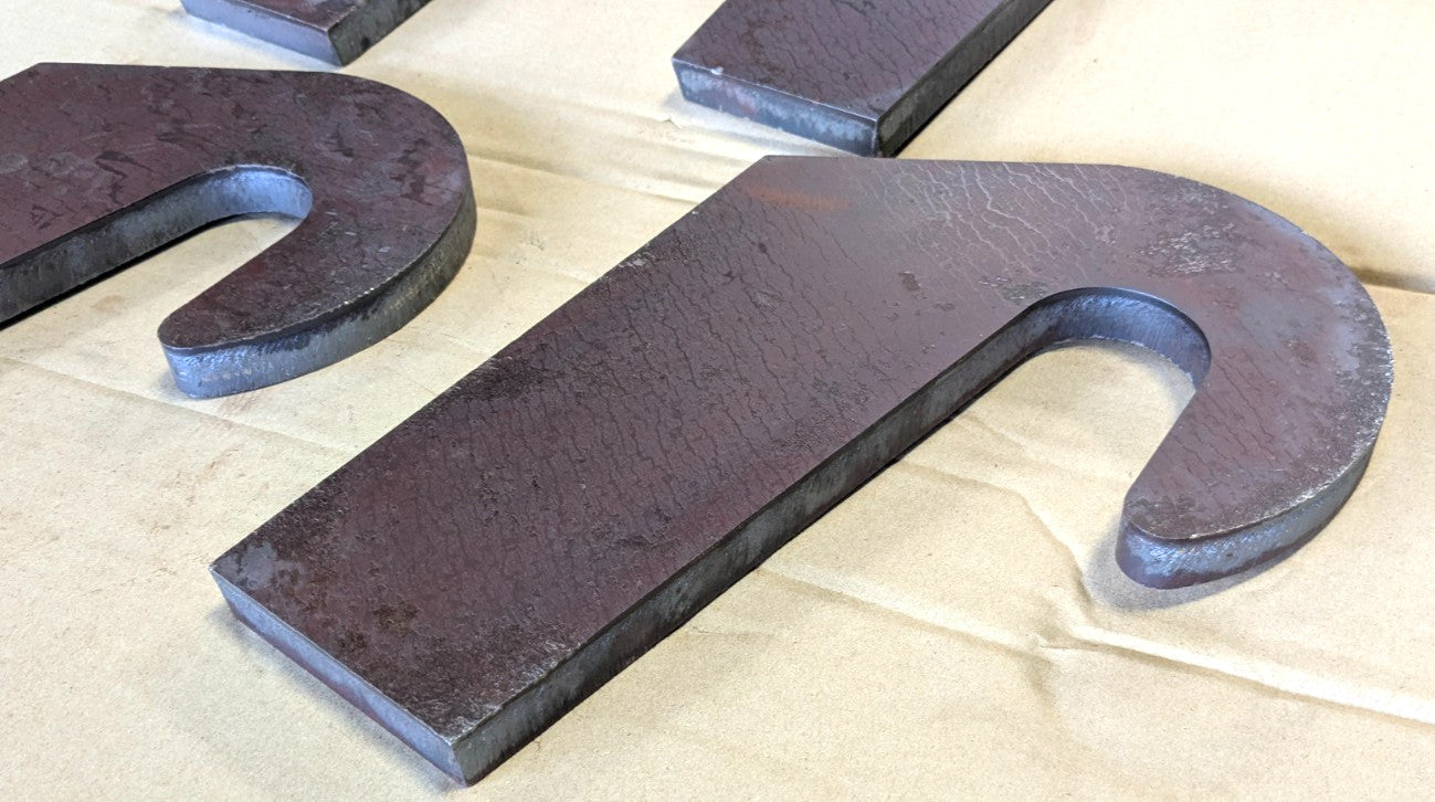 Weld On Fork Mounts  Over Bucket Pin Type  3/4" Thick CNC Cut Steel   *Set of 4*