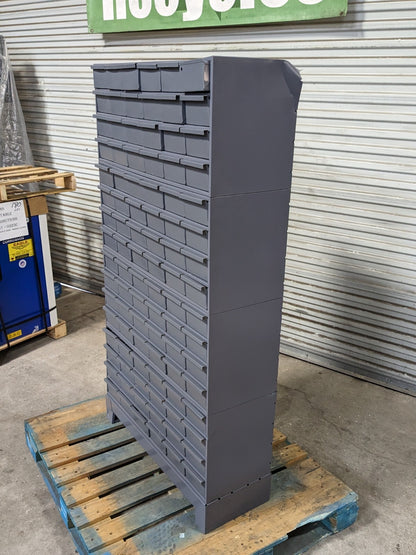Durham Steel Bin Storage Cabinet 96 Drawer 62 x 34 x 12 022-95 Scratch N Dent