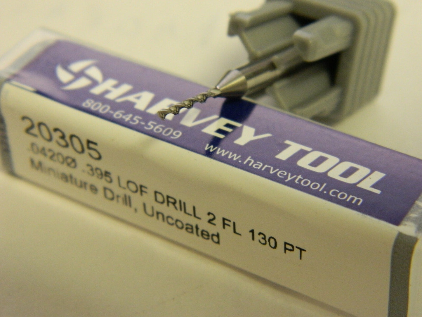 Harvey Tool  2 FL 0.0420 Drill DIA x 0.3950 Flute Length Carbide Drill QTY 4