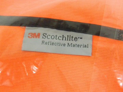 Pro-Safe High Visibility Orange Solid Standard Vests 2XL Qty 10  PRO-F2