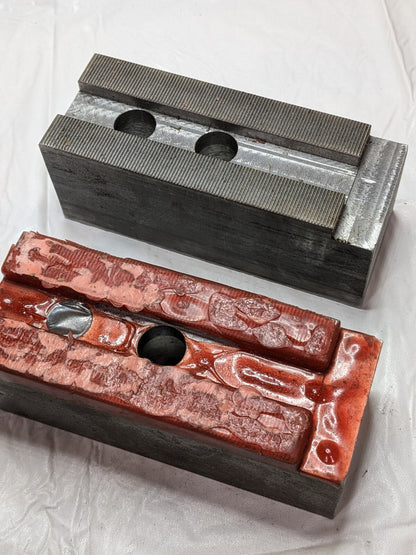 H&R Soft Lathe Chuck Jaw: Serrated 2-1/2 OAW, 6-1/2 OAL Qty 2 HR-155-2.5