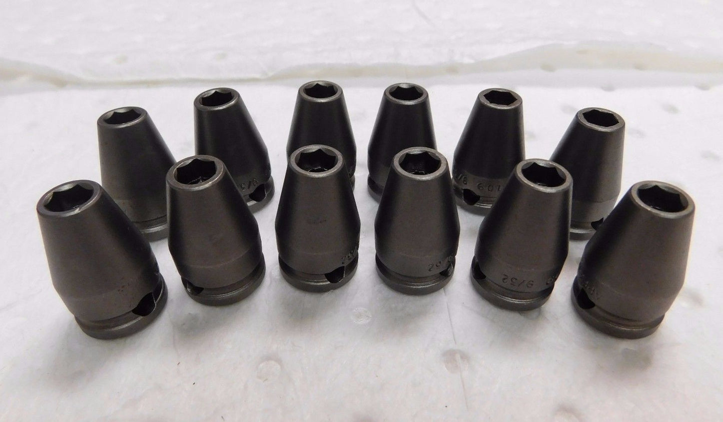 Apex Standard Impact Socket 9/32" x 3/8" Drive 6PT QTY 12  3109