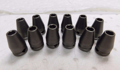Apex Standard Impact Socket 9/32" x 3/8" Drive 6PT QTY 12  3109