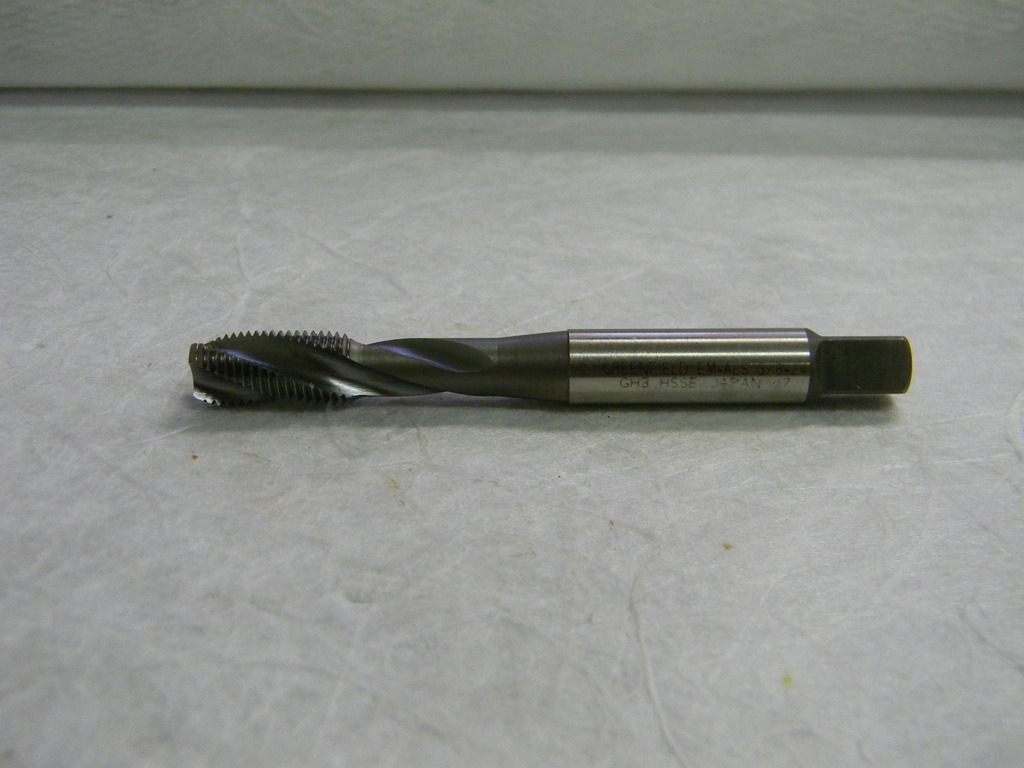 WIDIA GTD  3/8-24 H3 EM-ALS 3 Flute HSS-E Spiral Flute Tap QTY 5 86418