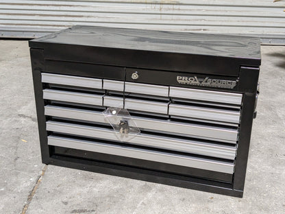 Pro Source Steel Top Chest Tool Box 9 Drawer 26" x 12" x 16" Scratch N Dent