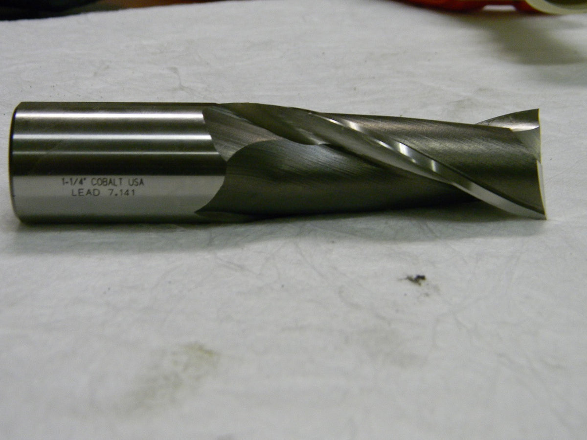 PT Tools Cobalt Square End Mill 2 Flute 96182